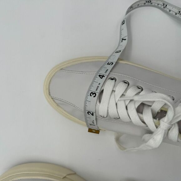 Stepney Workers Club S.W.C. Dellow Sneaker Men's 41 Light Gray Leather Lace Up - Picture 9 of 11